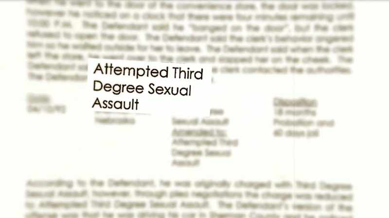 NARRATOR: The sexual assault charge