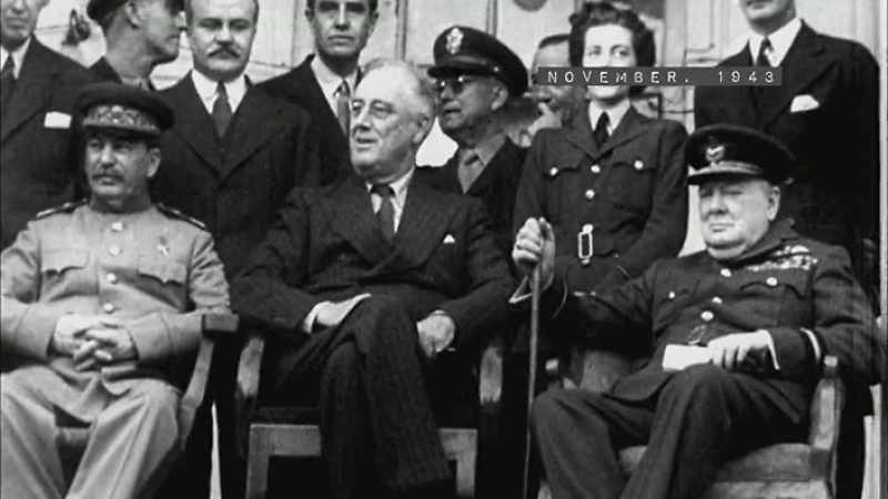 [narrator] The Tehran Conference in 1943
