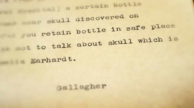 Narrator: The telegrams sent by gallagher indicate only 13 bones were unearthed