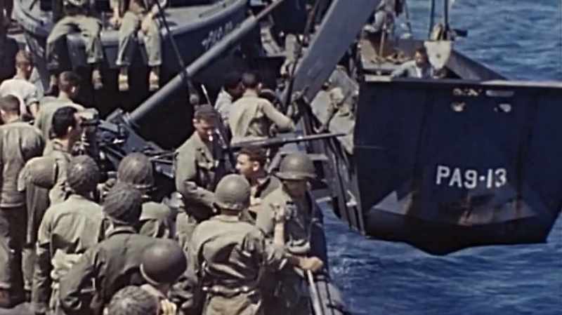 NARRATOR: The warship USS Indianapolis