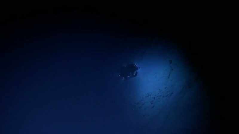 Narrator: Then, just before sun-up, herc's lights spy something that clearly doesn't