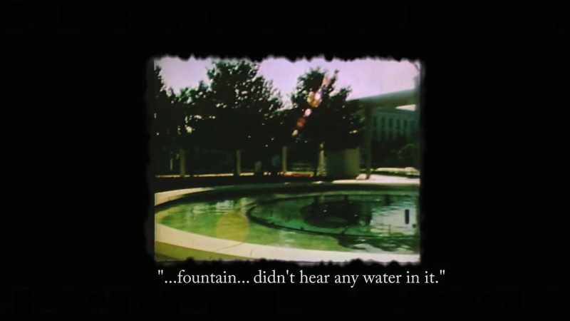 NARRATOR: There is a fountain. That day, it was turned off
