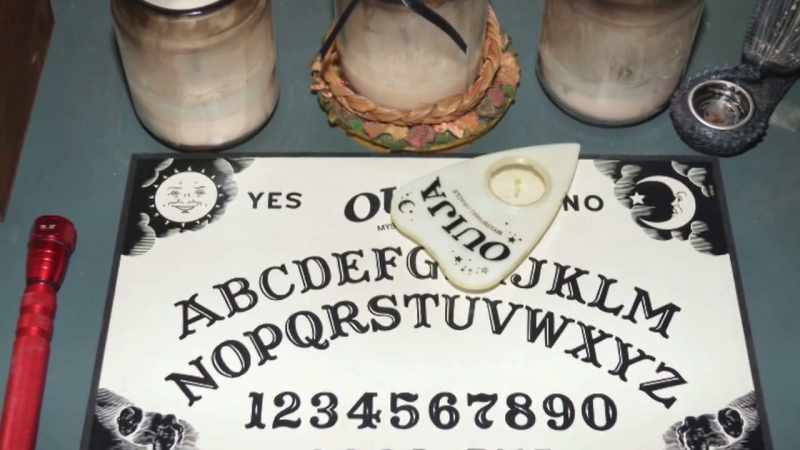 NARRATOR: This is the Ouija board investigators discovered