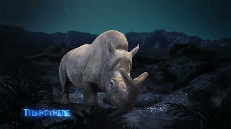 Narrator: TITANOTHERES WERE MASSIVE CREATURES