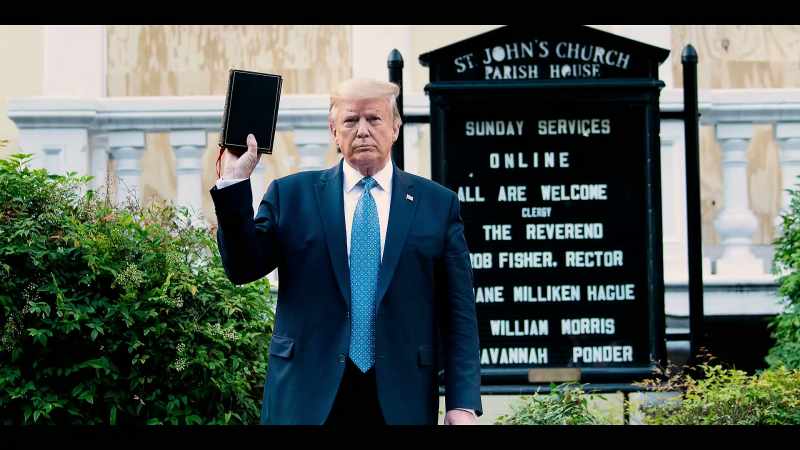 [narrator] Trump's gracious, Christ-like diplomacy fails