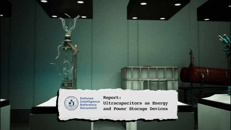 [Narrator] Ultra capacitors as energy