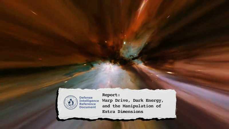 [Narrator] Warp drive, dark energy