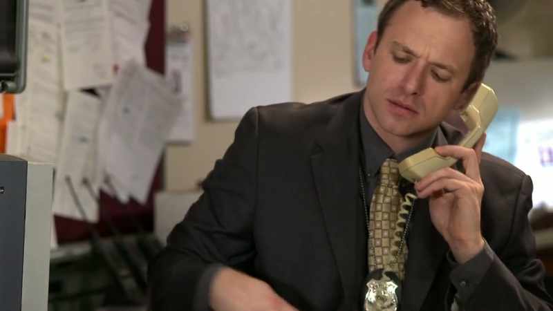Narrator: WHEN DETECTIVES CALL AROUND LOOKING FOR HIM
