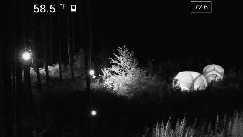 [narrator] While staking ou a decoy camp to lure a mysterious creature
