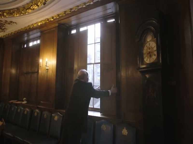 [narrator] While the Freemasons get down to work