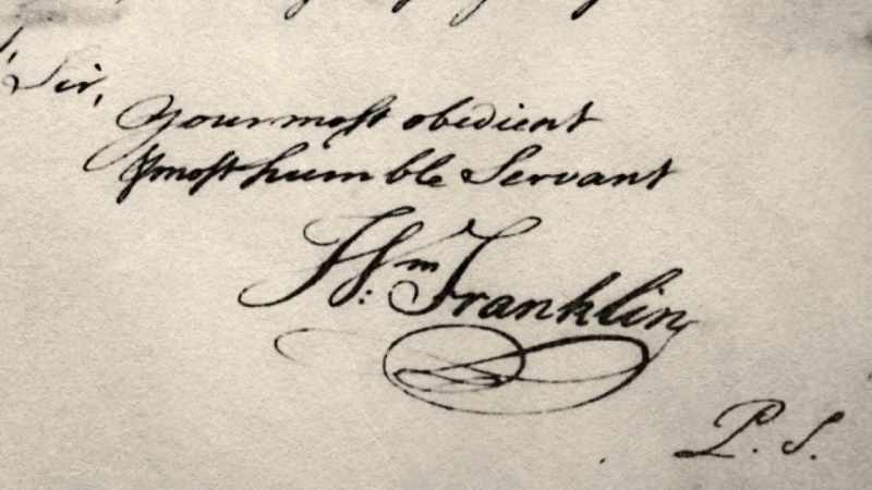 Narrator: William Franklin had assured his