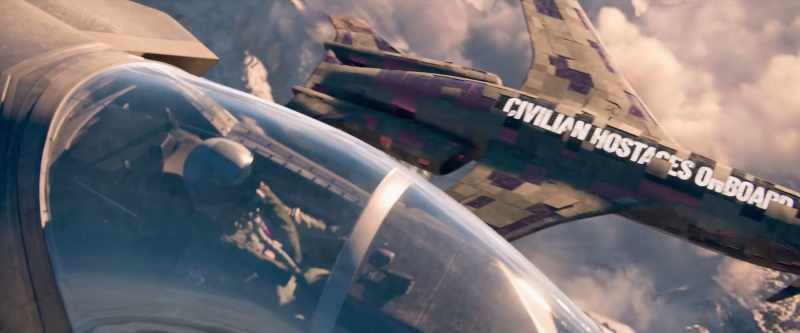[NATO pilot] Control, we have contact. Civilian hostages on board