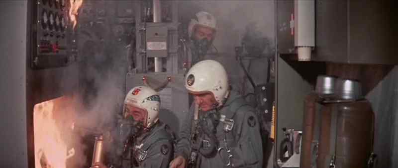 Navigator to pilot. It's hopeless. Jim. It's still burning
