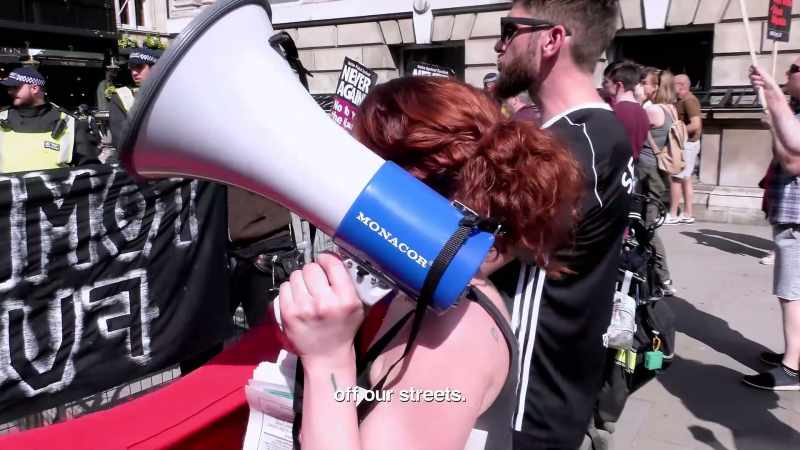 NAZI SCUM! -OFF OUR STREETS!