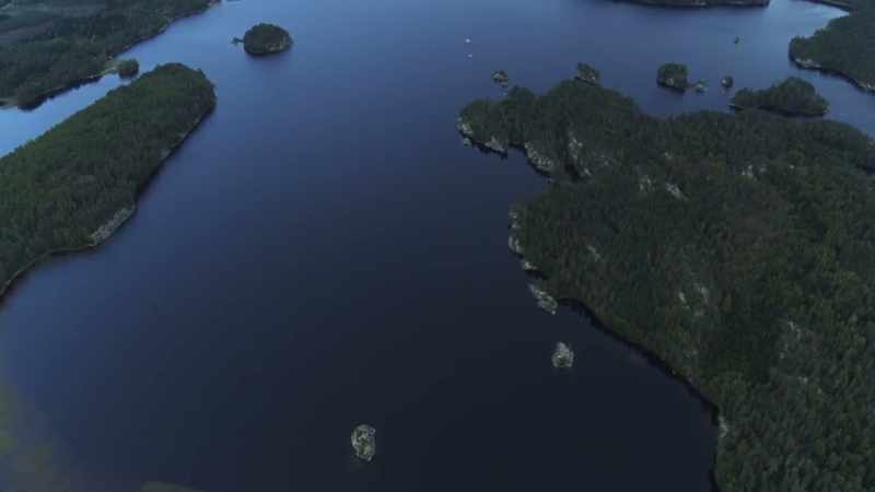 Nearly halfway down Finland