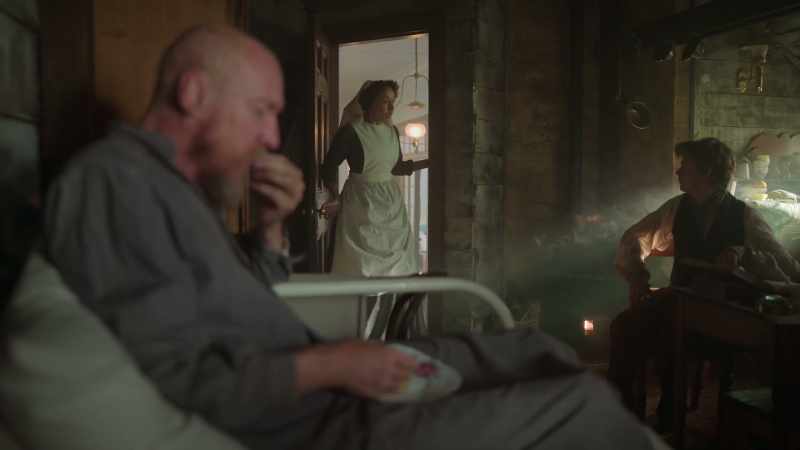 Need you downstairs, Jack. Charlie's getting a rattle. He's not good