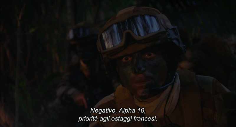 Negative, Alpha 10, prioritize French hostages
