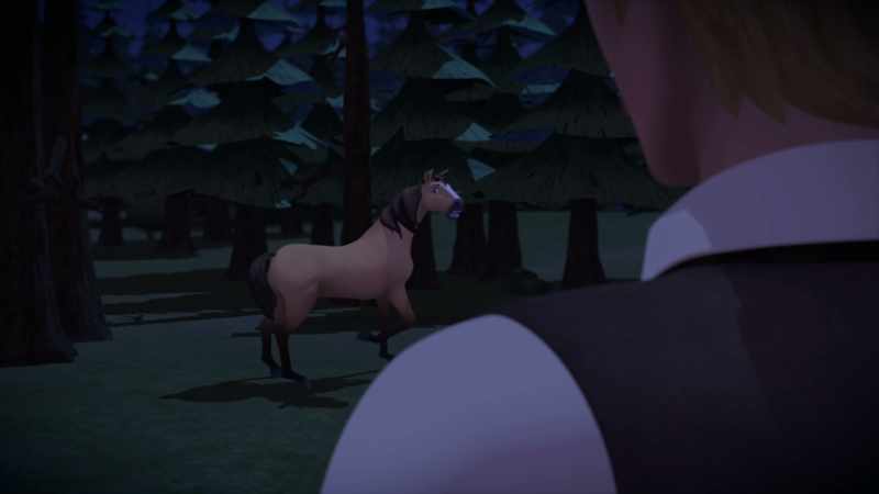 [neighing excitedly]