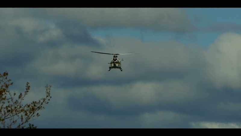 Nelson: We had a problem with a helicopter making a flyby