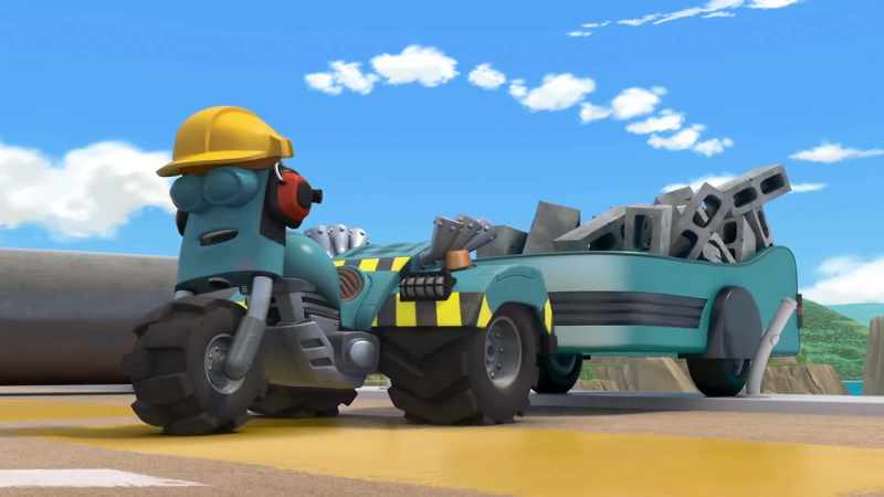 Never haul bricks and a pipe at the same time!