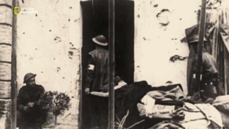 New foxholes prove difficult to dig in the rocky soil