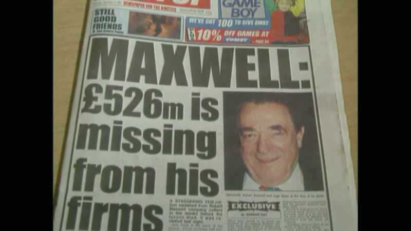 [newsreader] Robert Maxwell's