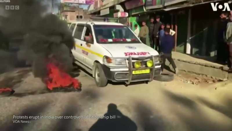 NEWSREADER: There have been violent protests in major cities