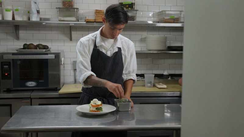 Next: an heirloom tomato and zucchini lasagna