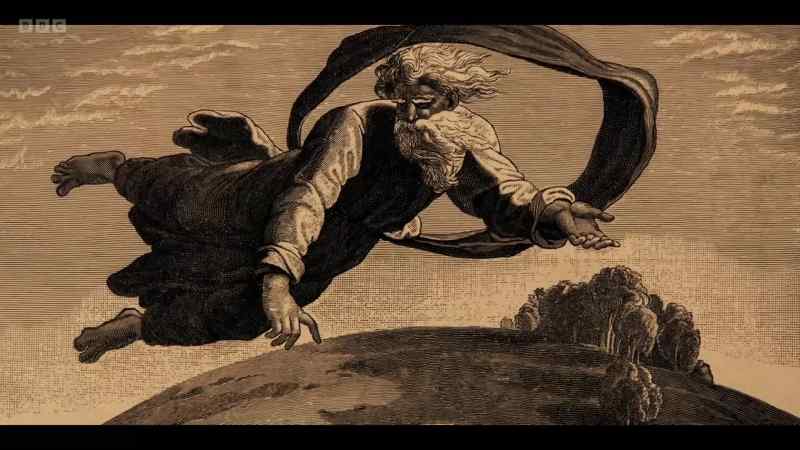 Next, he created the firmament, whatever that is