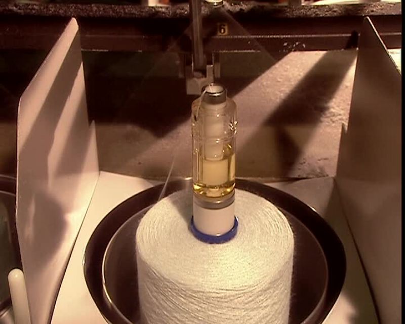 NEXT THEY TWIST TWO OF THOSE THREADS TOGETHER
