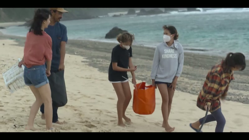 Next time we come camping and we forget our toothbrush