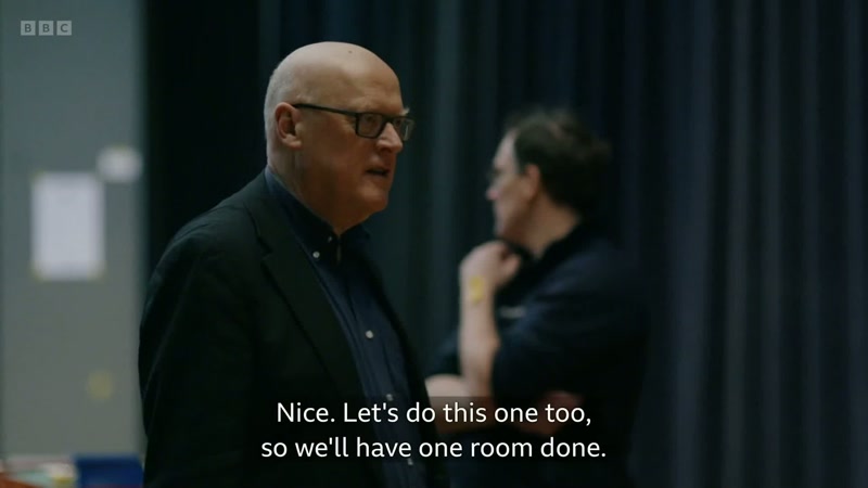 Nice. Let's do this one too, so we'll have one room done