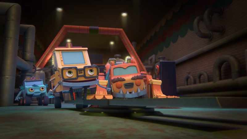 Nice timing. -[car wash chimes]