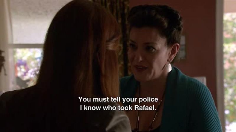 Nick, she says she knows who took Rafael