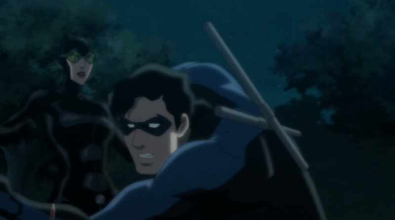 Nightwing, it's Selina! Stop fighting me!