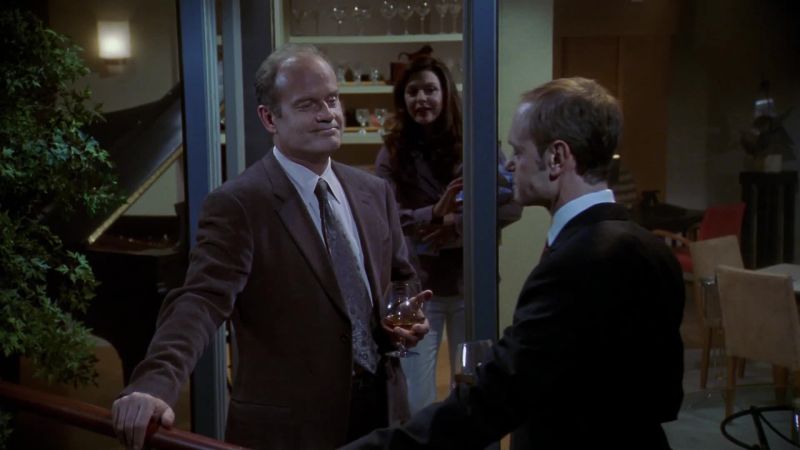 Niles, could you take the baby? I need to get a blanket