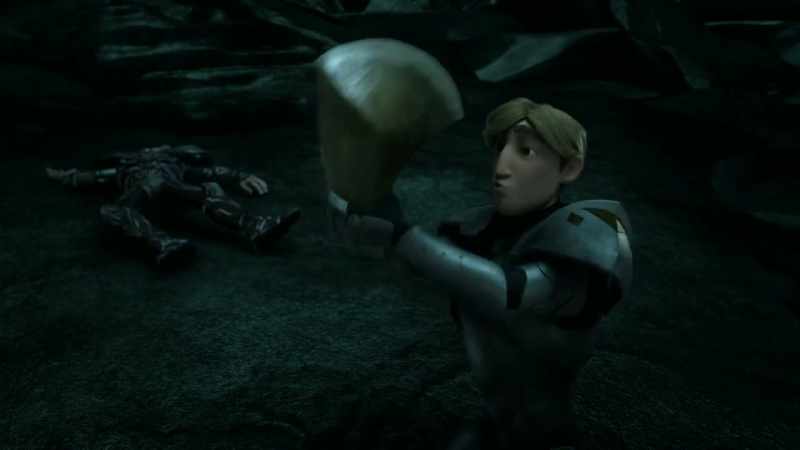 [Nimue grunts] -[Steve screaming]