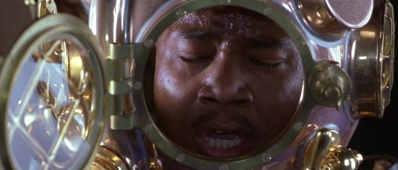 Nine The Navy diver is not a fighting man