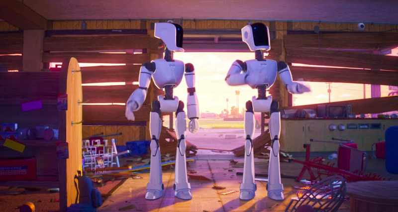 No, actually, we are robots