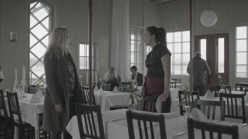 No, she called from the bridge and said we'd see each other soon