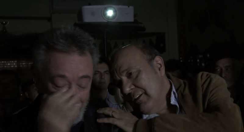 No crying, Daniel. No crying. With joy