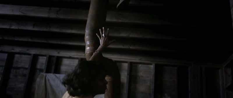 No, don't put your legs down, honey. You can't fit through there