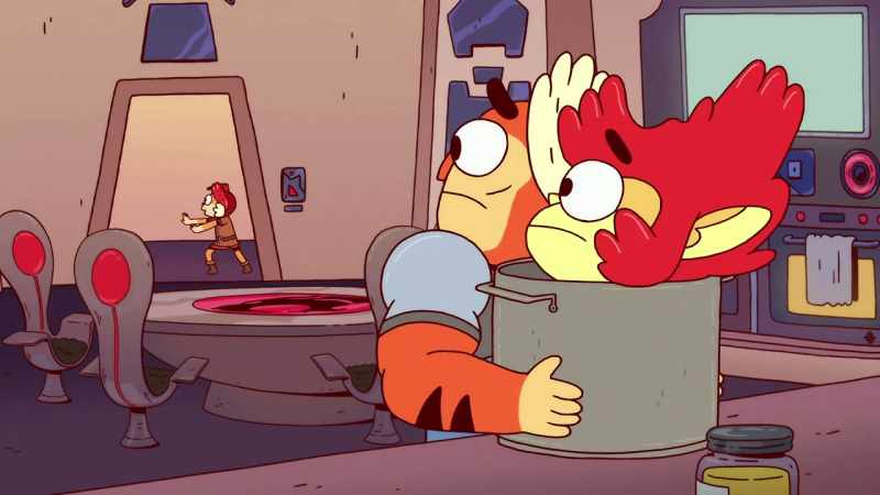 No, don't smash that! -[objects clatter]