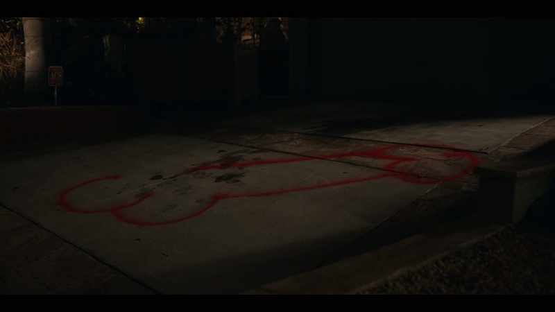 No. Dude, someone spray-painted a dick on her driveway