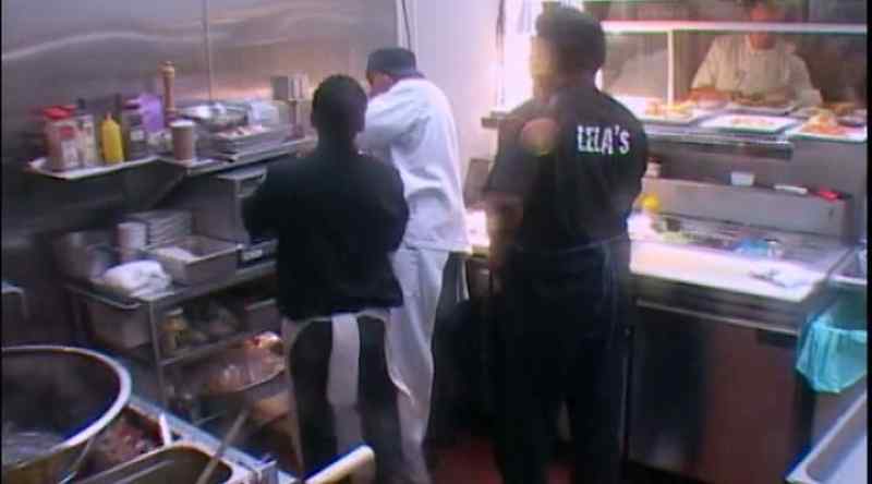 NO FOOD HAS LEFT THE KITCHEN