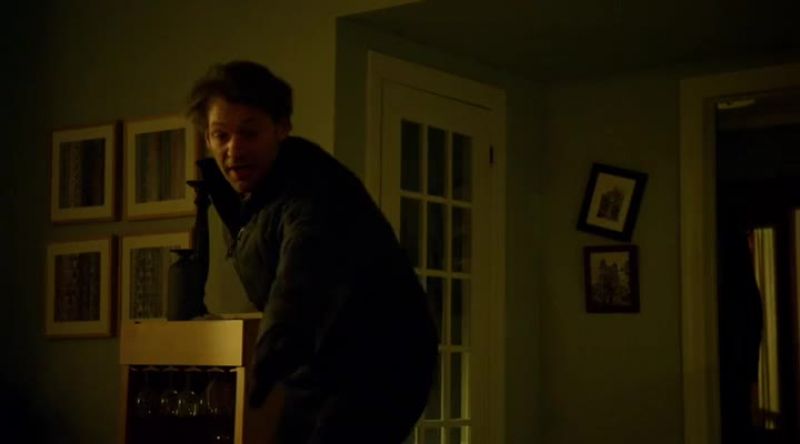 No, get down! Stay away from his body. Are you ok?
