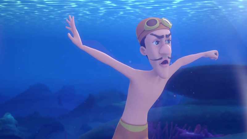 No! I can't be held under the ocean. Get us out, now!