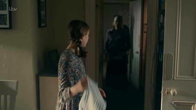 No, I didn't. But she had marks on her, fractured cheek bone