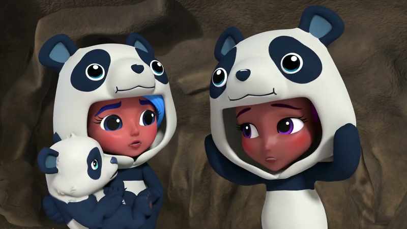 No! I don't want to be inside a snow leopard!