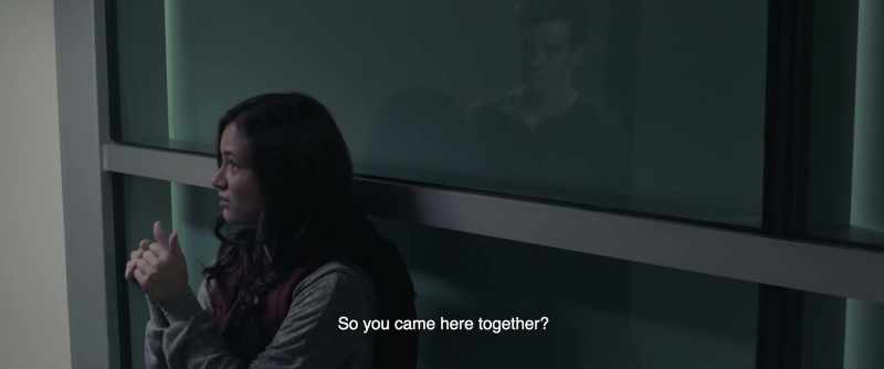 No, I just drove her in, that's it